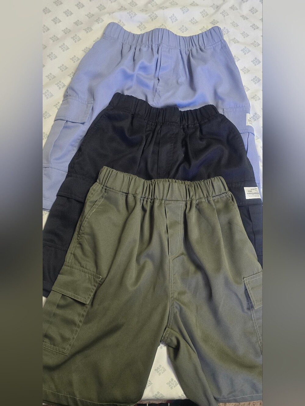 3-Piece Youth Cargo Shorts Set – Size 15–16Y – New - Picture 2 of 6